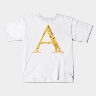 Alpha Sorority Sunflower Sticker Kids T-Shirt